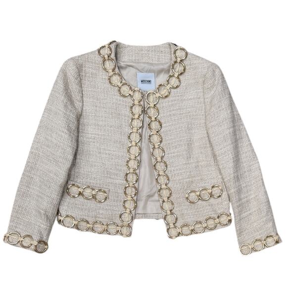 90s Moschino Cheap & Chic Embellished Blazer - Picture 5 of 12